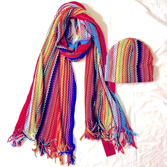 Missoni | Accessories | Missoni Unisex Scarf Hat Set Nwt 